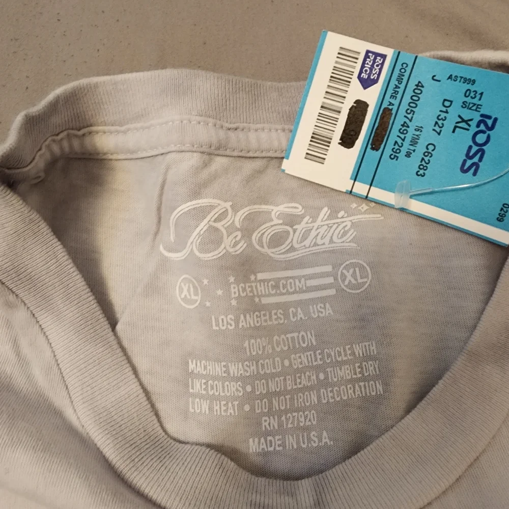 BeEthic Hustler Size XL Grey Marble Tshirt - Picture 4 of 5